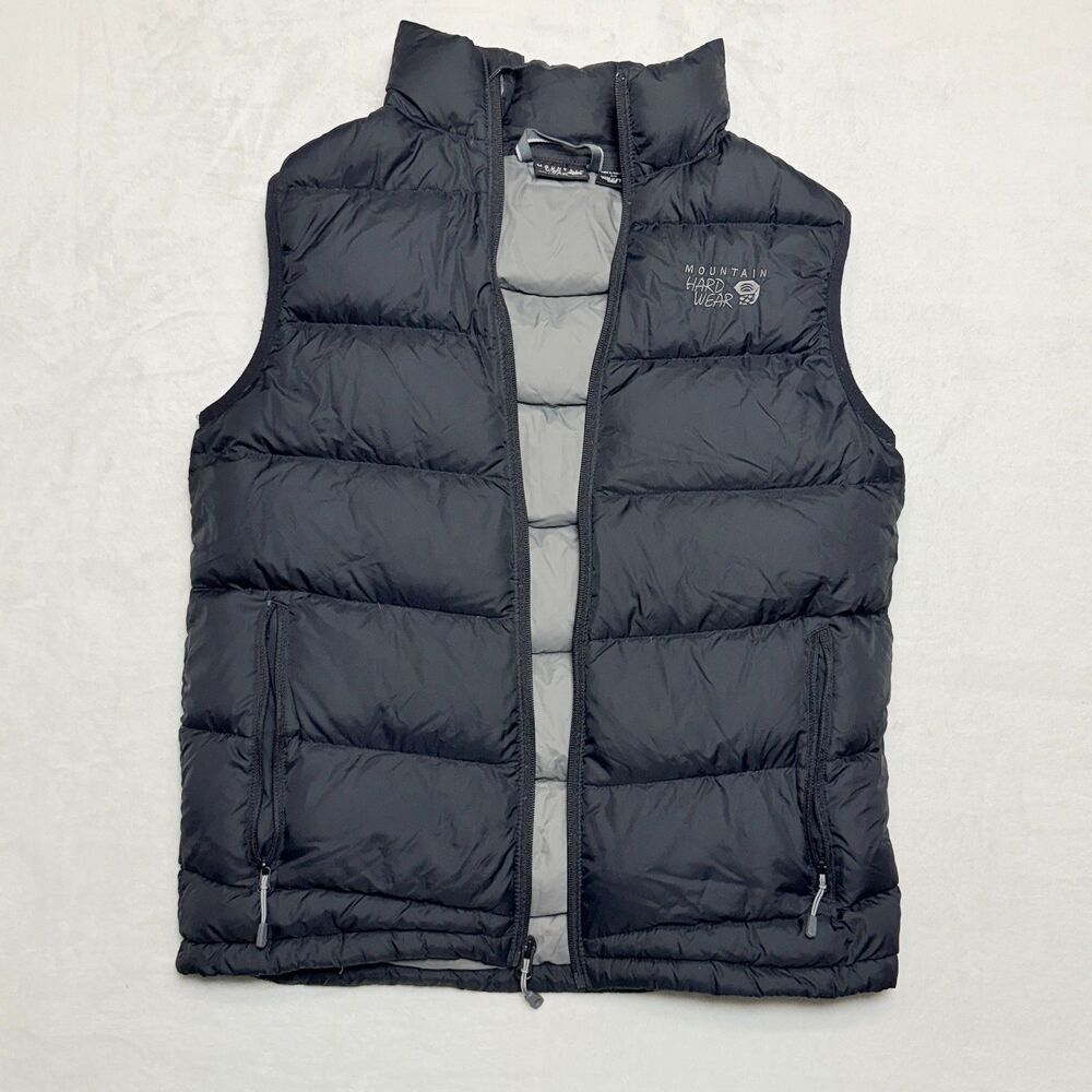 Mountain Hardwear Duck Down Puffer Vest Men’s Small 650 Insulated Black